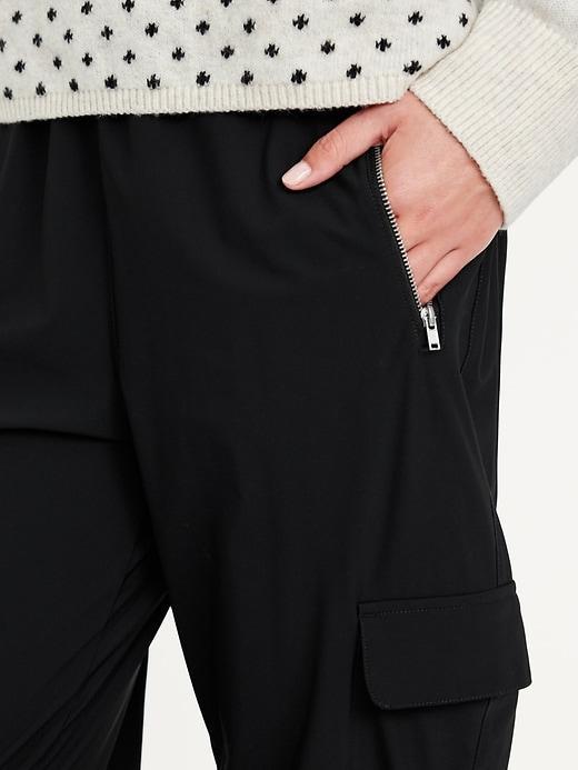 High-Waisted SleekTech Cargo Joggers Product Image