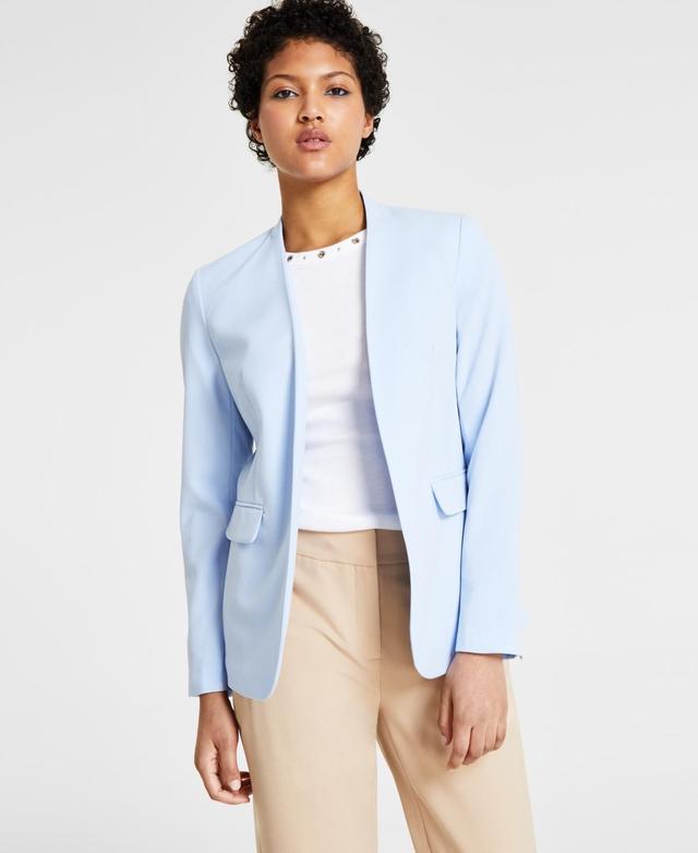 Bar Iii Womens Collarless Open-Front Blazer, Created for Macys Product Image