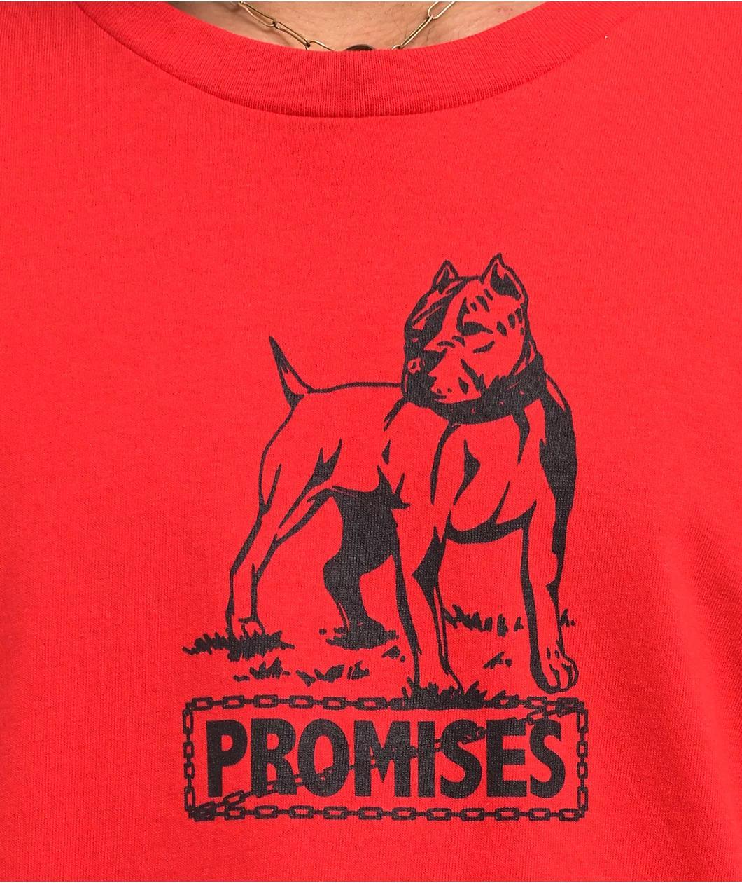 Broken Promises Bully Red T-Shirt Product Image