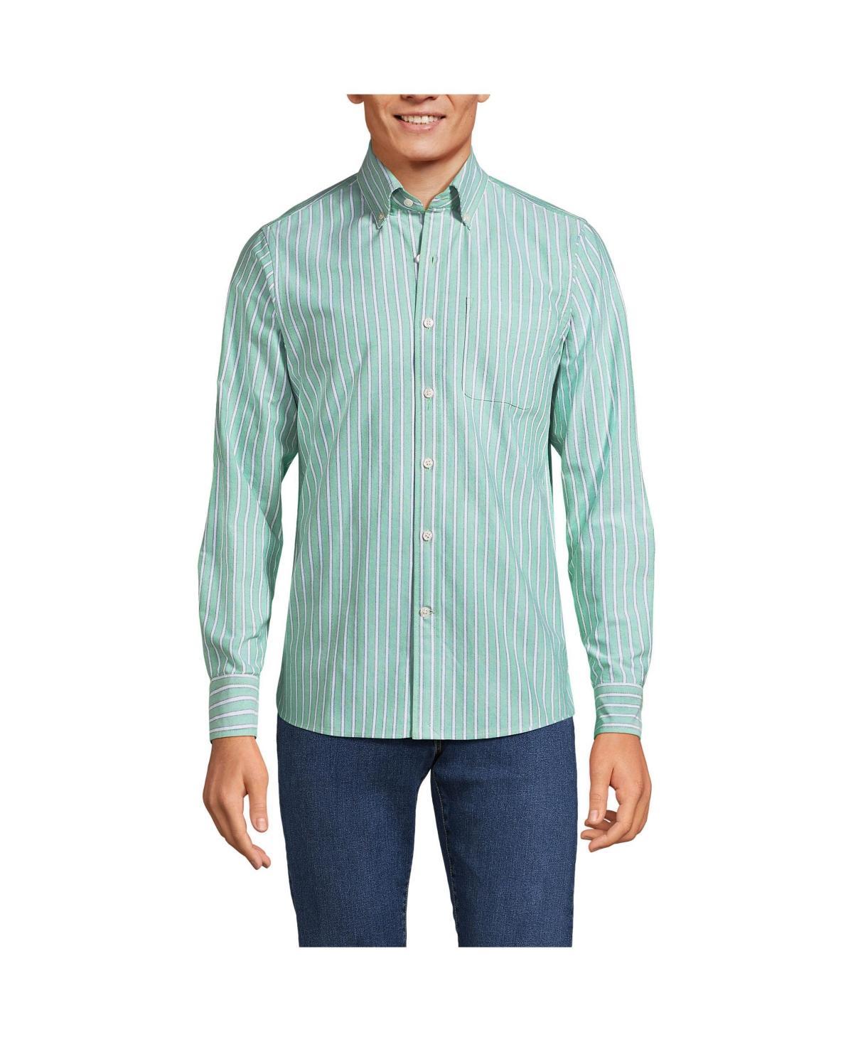 Mens Lands End Button-Down Sail Rigger Oxford Button-Down Shirt Product Image