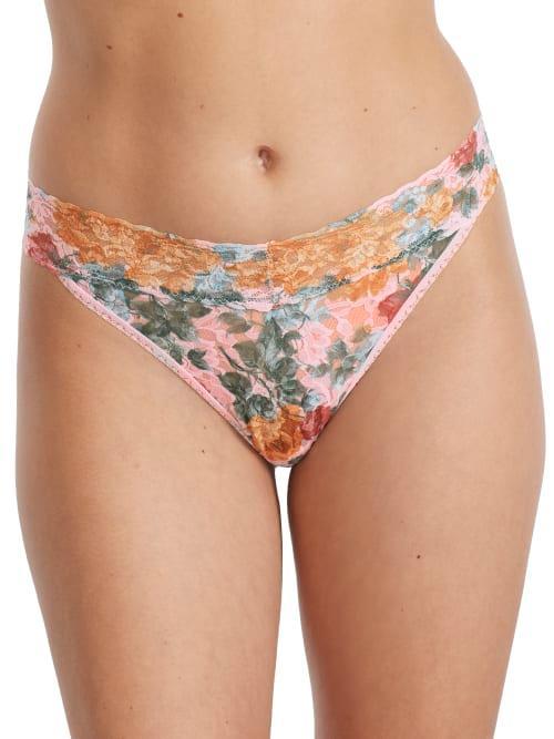 Hanky Panky Womens Printed Signature Lace Original Rise Thong Product Image