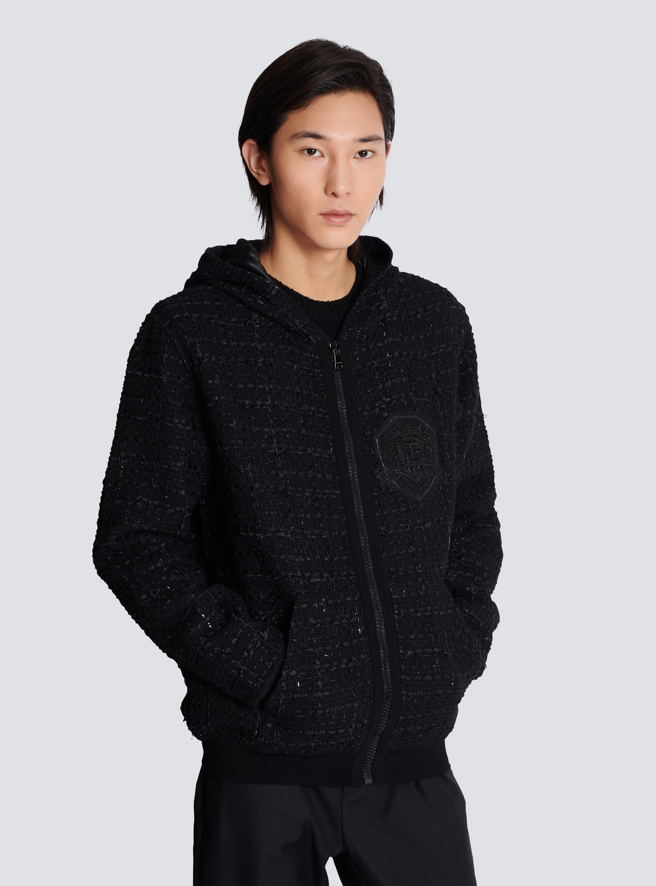 Tweed hooded jacket Product Image