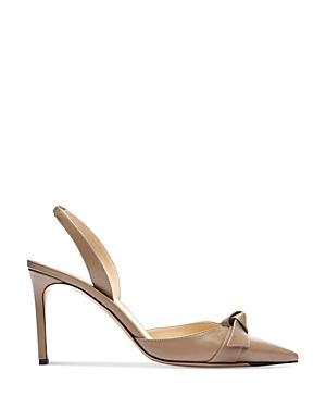 Alexandre Birman Womens Clarita Leather Slingback 85 Pumps Product Image