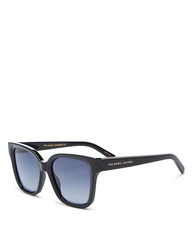 Marc Jacobs 53mm Gradient Polarized Square Sunglasses Product Image