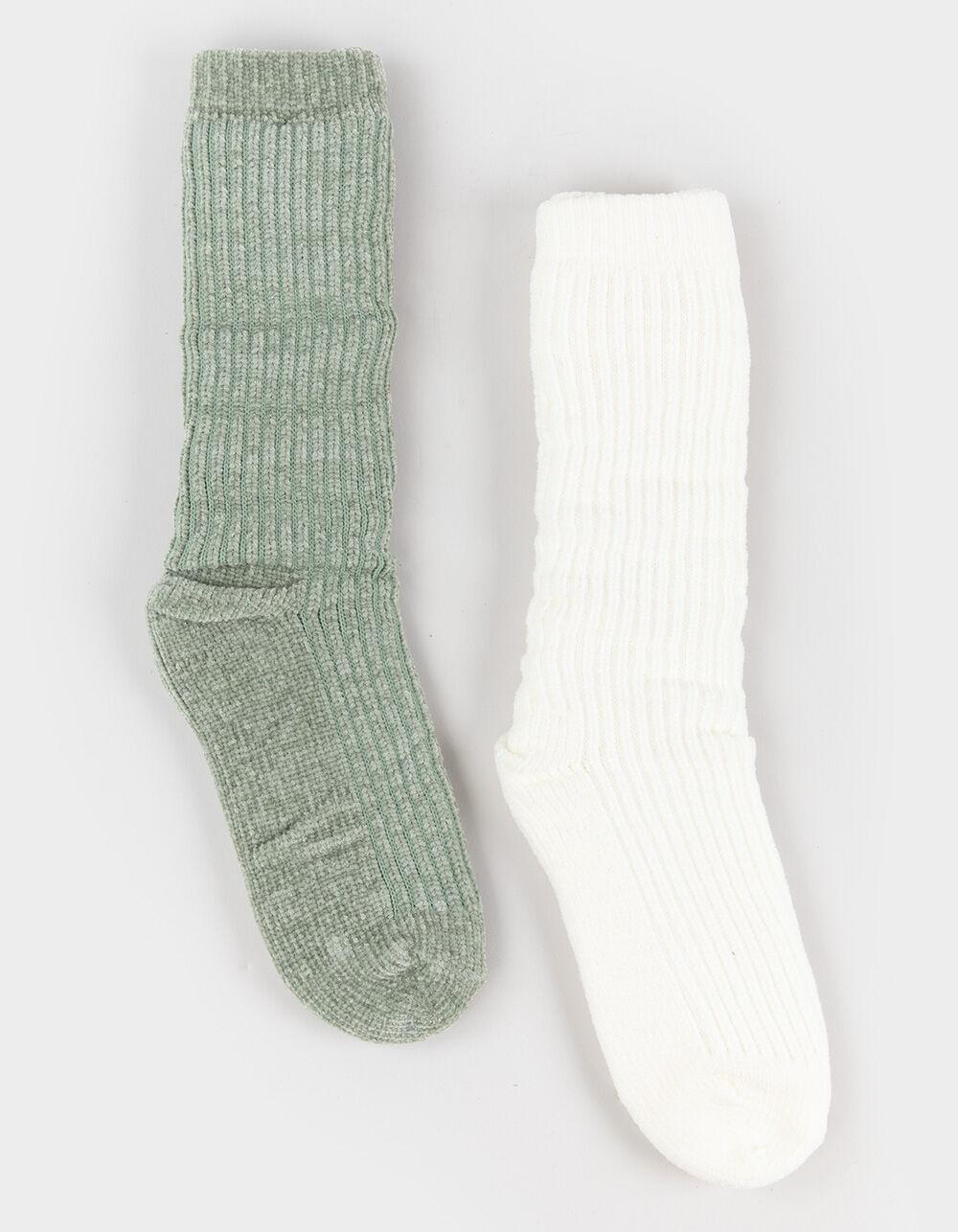 FULL TILT Slouchy Chenille Rib 2 Pack Womens Socks Product Image