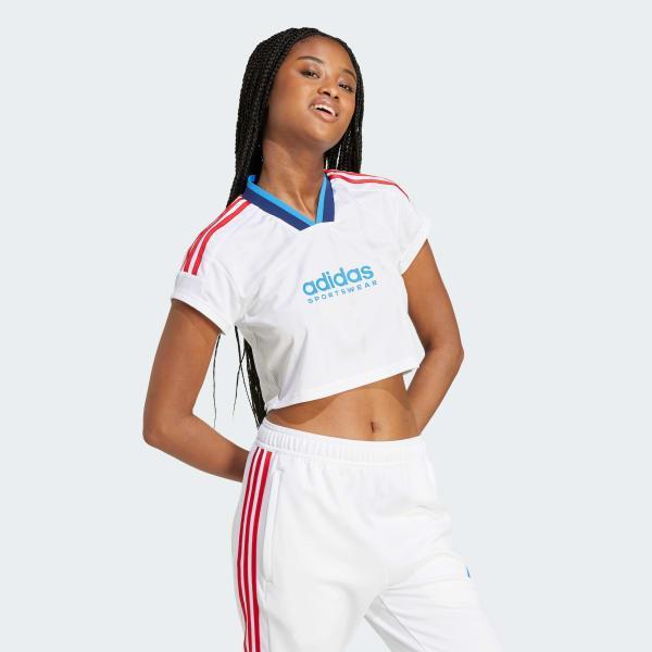 Tiro Cut 3-Stripes Crop Jersey Product Image