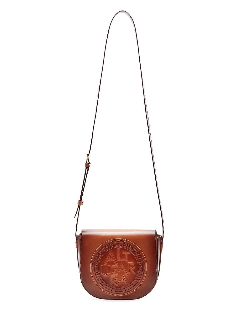 Altuzarra Medallion Leather Saddle Bag Product Image