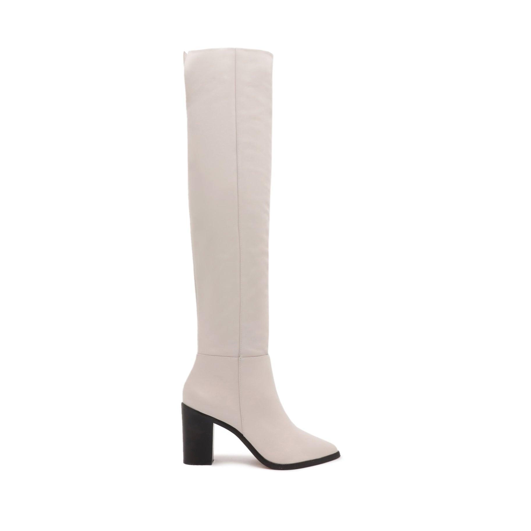 Mikki Block Over the Knee Leather Boot Female Product Image