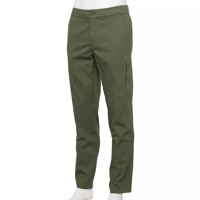 Mens Sonoma Goods For Life Side-Zip Ripstop Pants Light Green Product Image