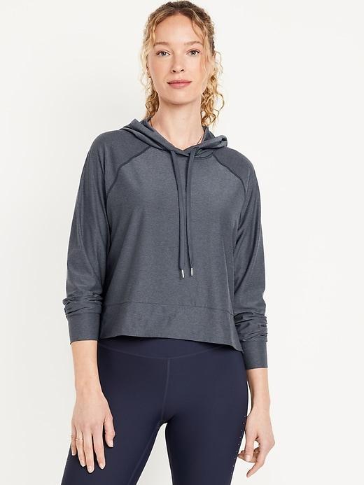 CloudMotion Crop Hoodie Product Image