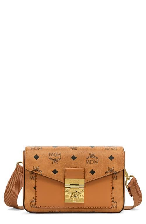 MCM Small Millie Visetos Water Resistant Leather Crossbody Bag Product Image