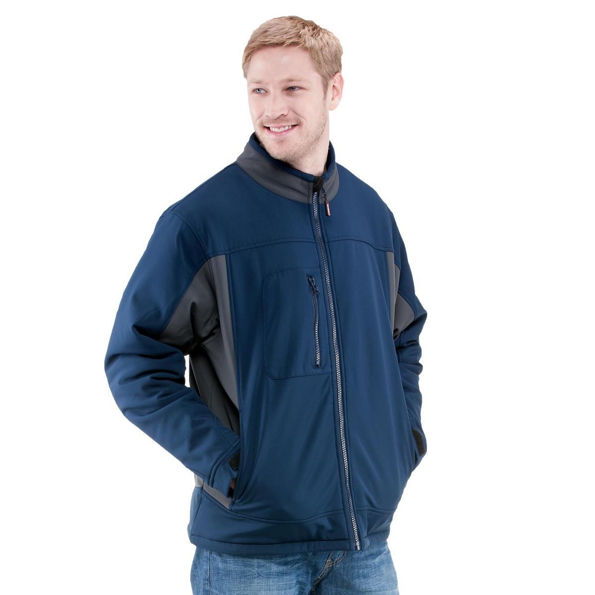 RefrigiWear Mens Insulated Softshell Jacket - Water-Resistant Windproof Shell Product Image