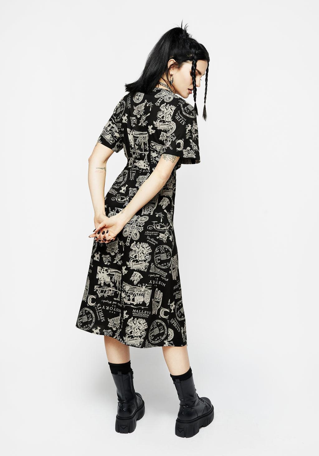 Heresy Wrap Midi Dress Product Image