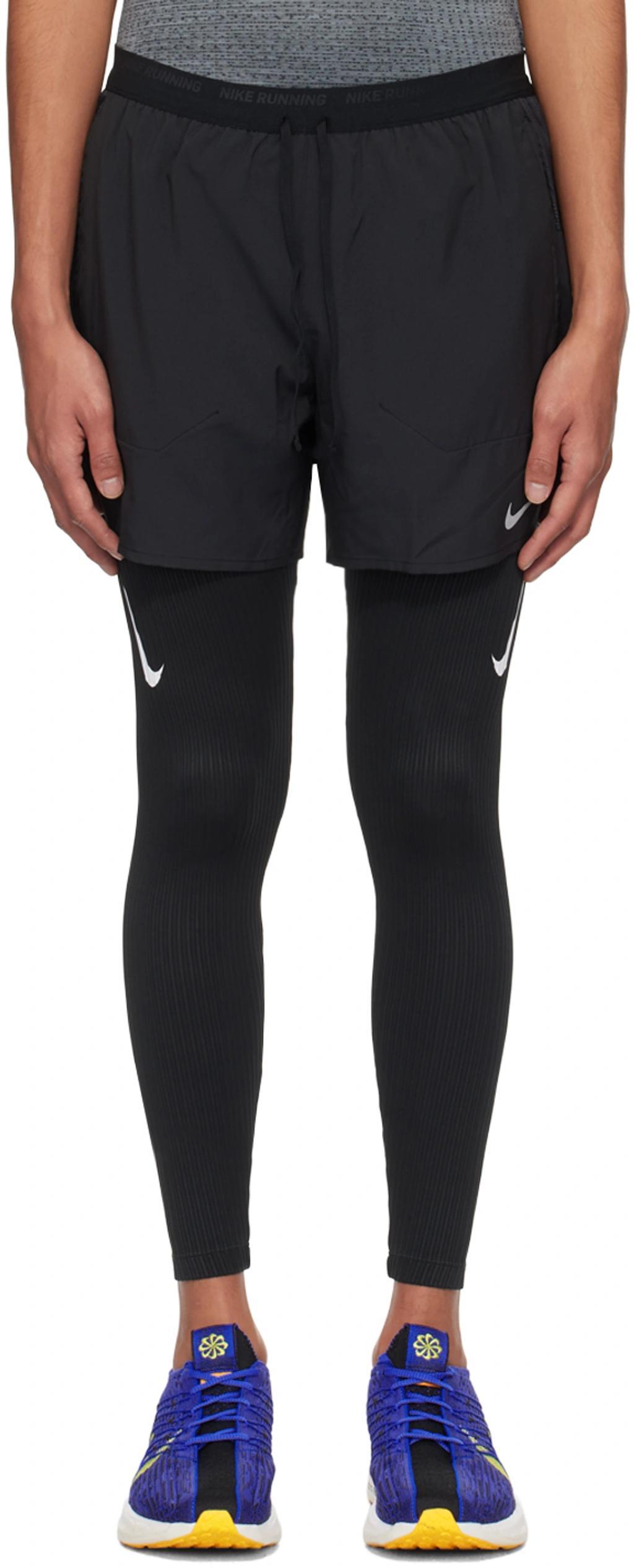 NIKE Dri-fit Stride 2-in-1 7-inch Shorts In Black Product Image