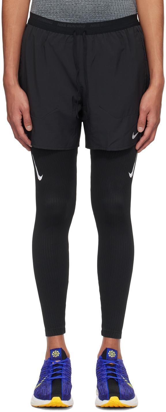 NIKE Dri-fit Stride 2-in-1 7-inch Shorts In Black Product Image