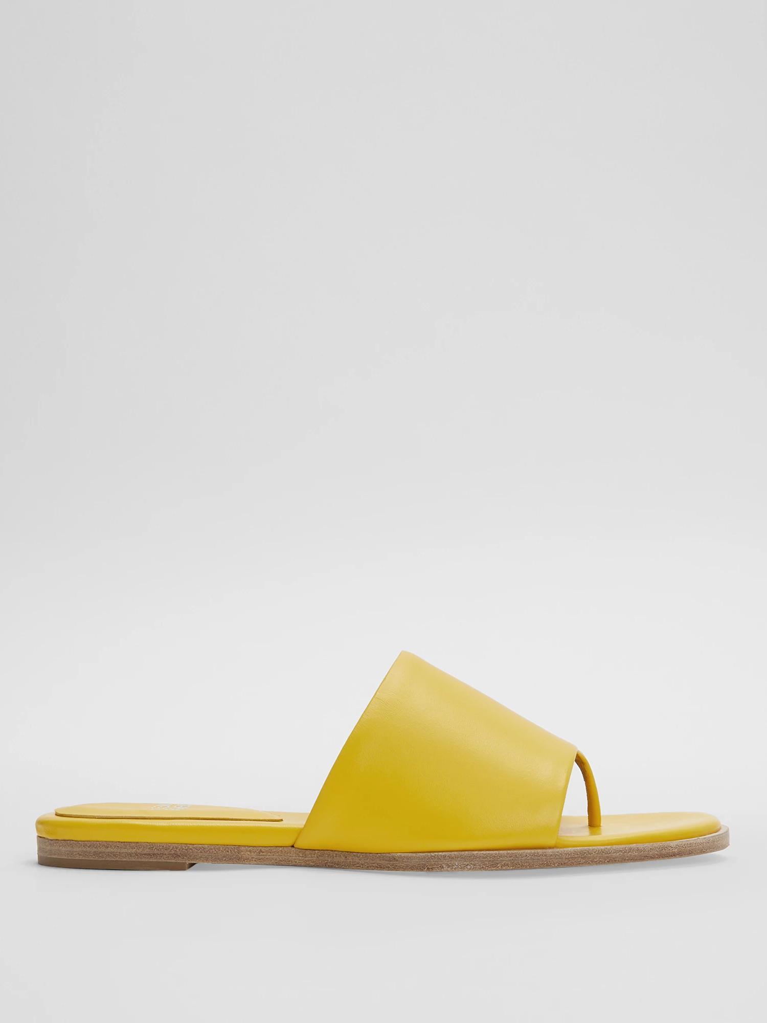 EILEEN FISHER Edge Nappa Leather Slidefemale Product Image