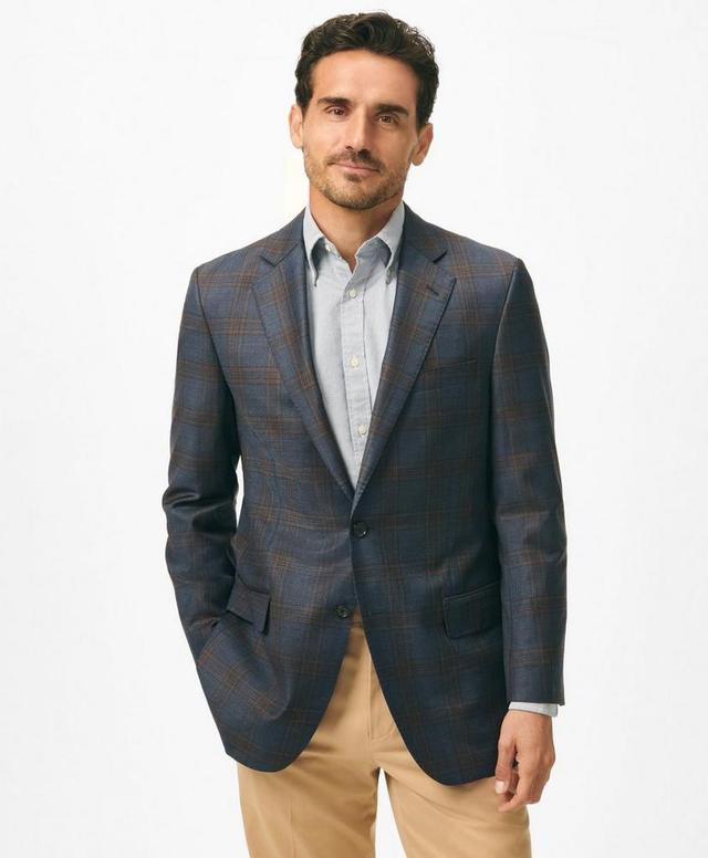 Traditional Fit Checked Sport Coat in Wool Product Image