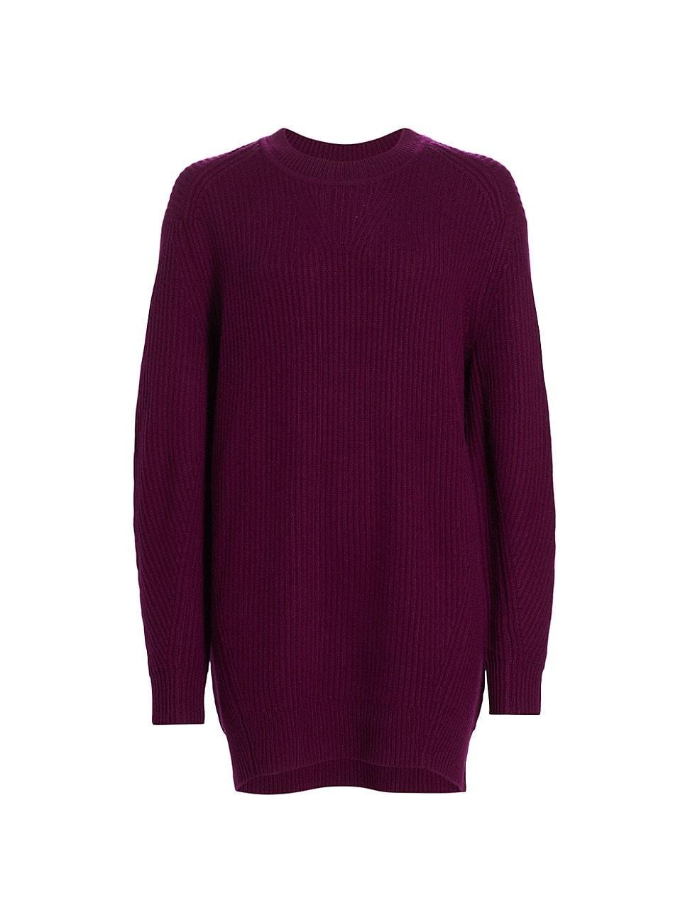 Pierce Ribbed Cashmere Sweater Dress Product Image