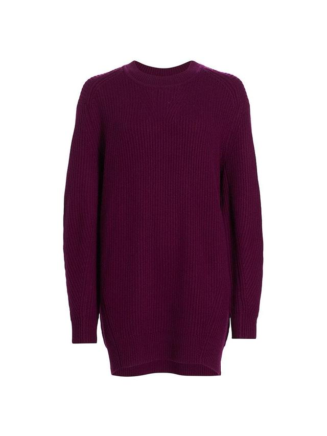 Womens Pierce Rib-Knit Cashmere Sweater Dress Product Image