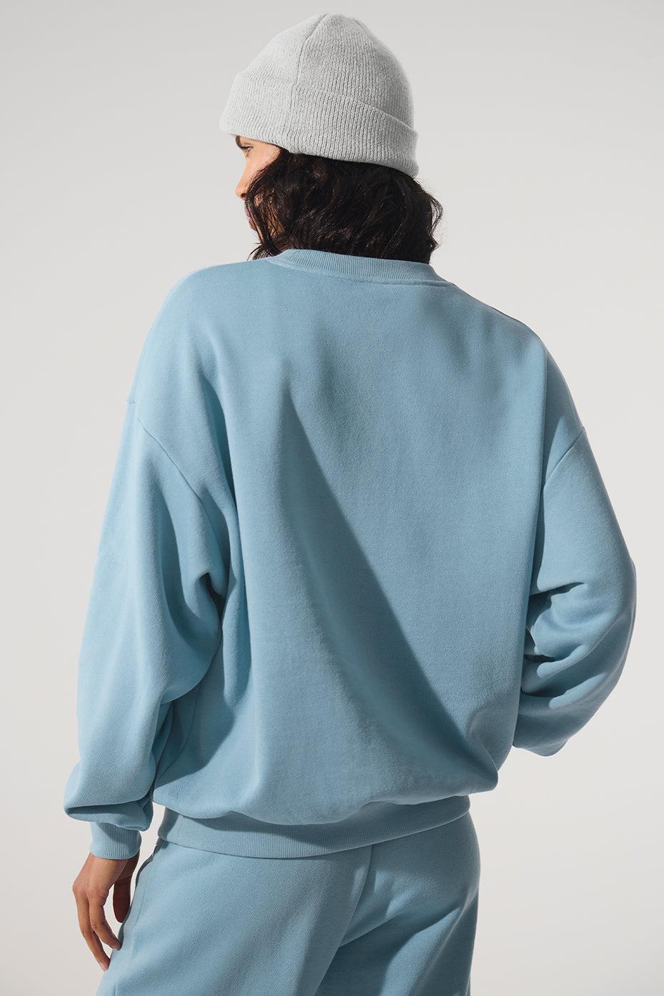 Accolade Crew Neck Pullover - Celestial Blue Female Product Image