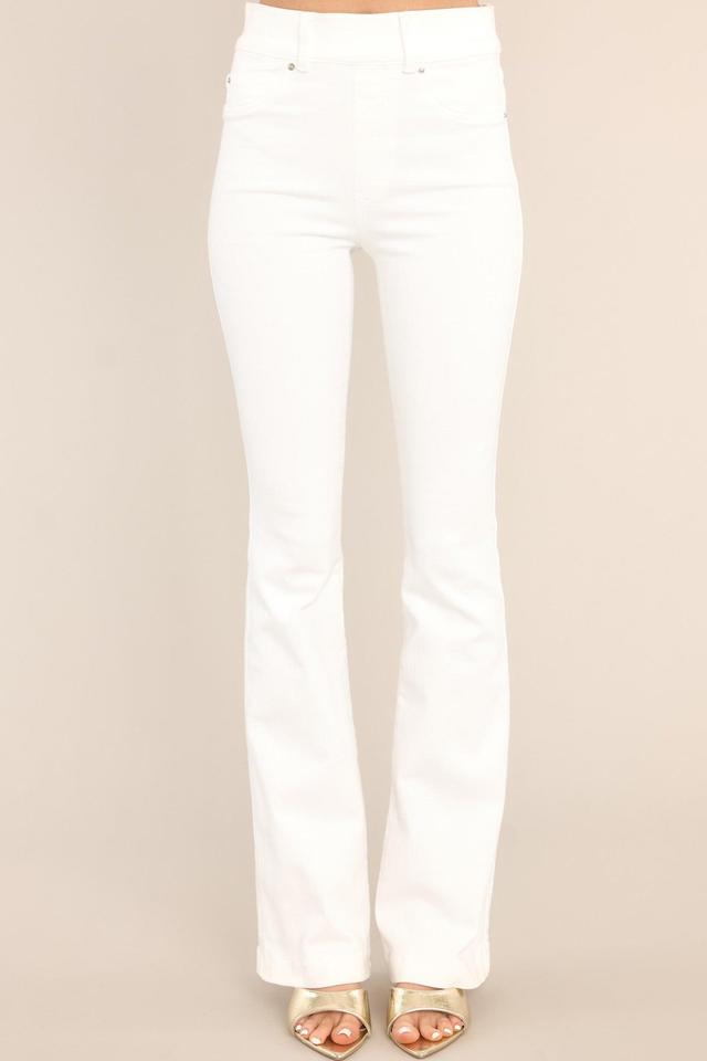 Spanx White Flare Jeans Product Image