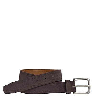 Johnston  Murphy Collection Mens English Suede Baldwin Belt Product Image