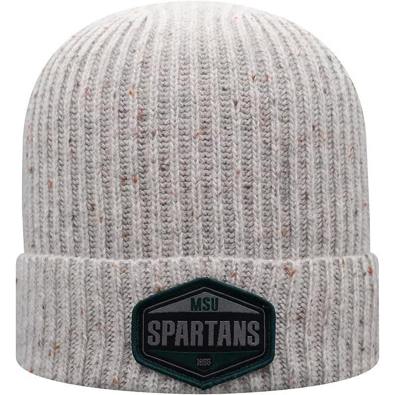 Mens Top of the World Gray Michigan State Spartans Alp Cuffed Knit Hat Product Image