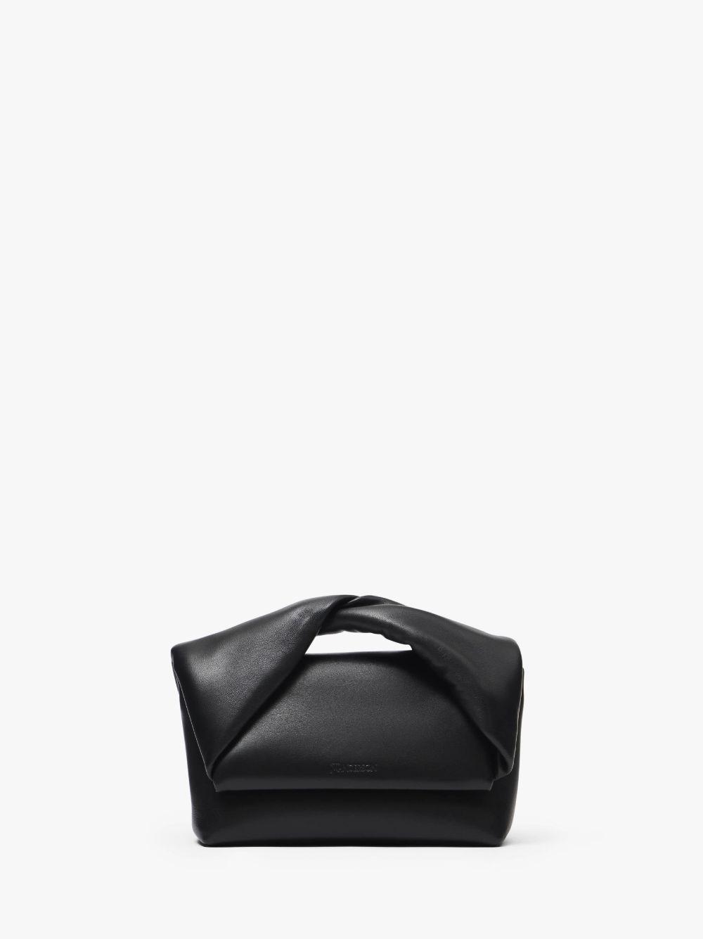 MEDIUM TWISTER - LEATHER TOP HANDLE BAG in black | JW Anderson US  Product Image