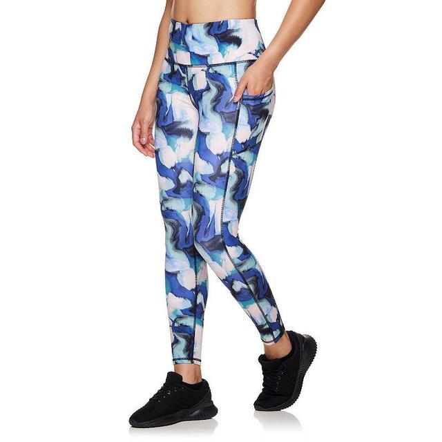 Womens Gaiam Nannete Print Om High Rise 7/8 Leggings Product Image