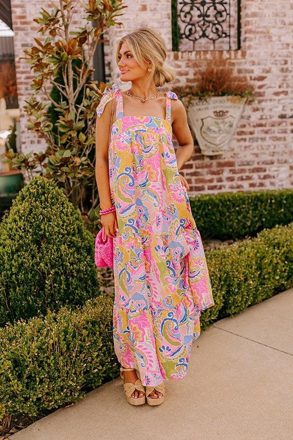 Resort Radiance Paisley Maxi Dress Product Image