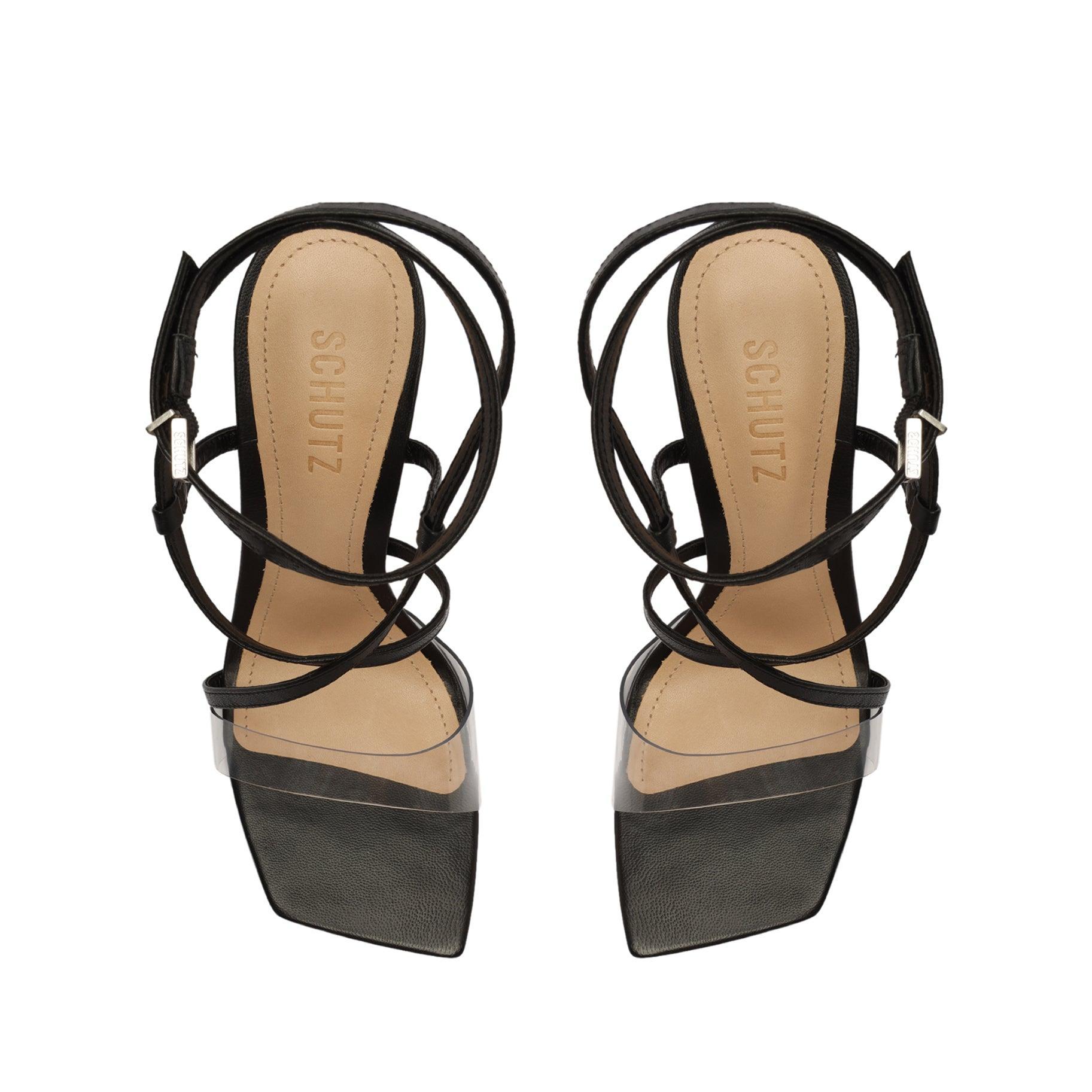 Aisha Leather & Vinyl Sandal Female Product Image