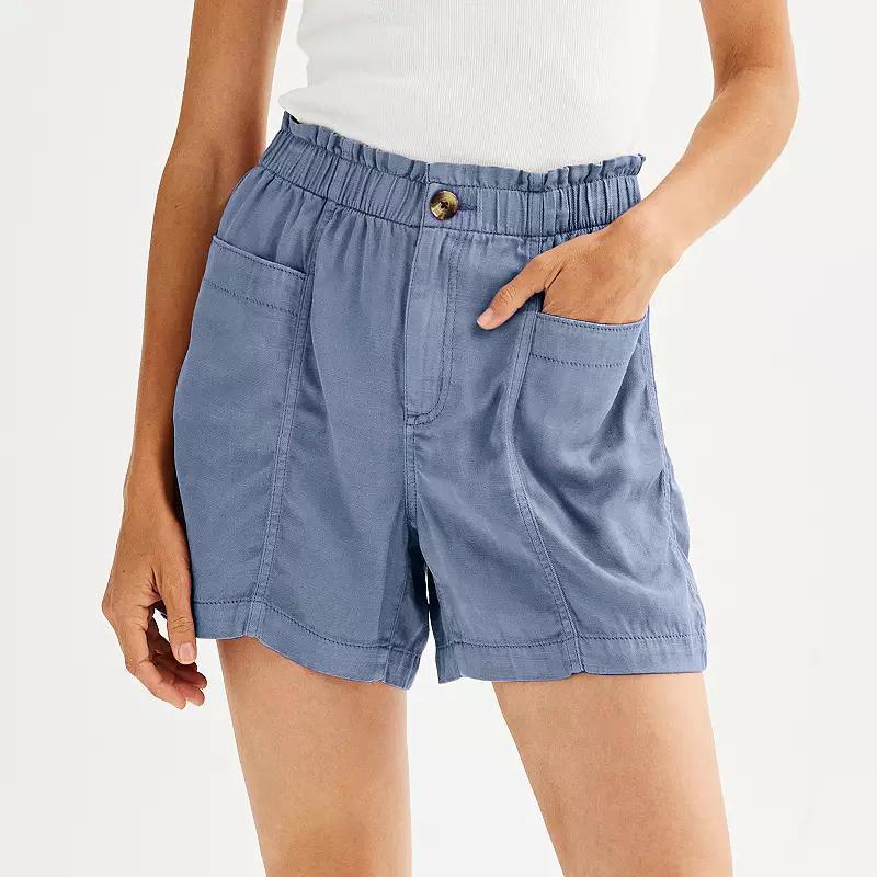 Womens Sonoma Goods For Life Utility Paperbag Shorts Product Image