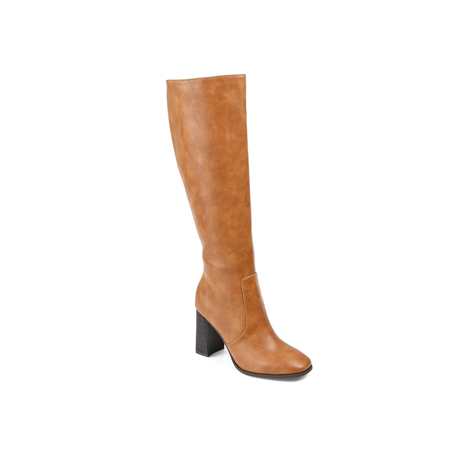 Journee Collection Karima Womens Knee-High Boots Natural Product Image