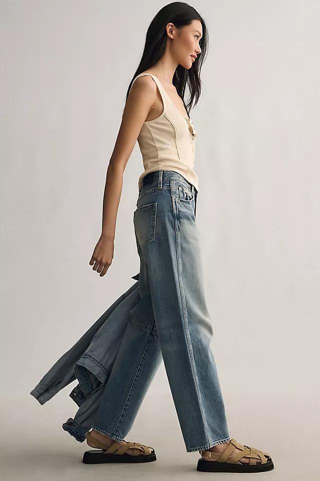 AMO Sandra Baggy Mid-Rise Wide-Leg Jeans Product Image