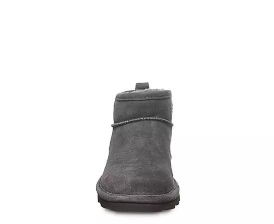 Bearpaw Womens Shorty Wide Water Resistant Fur Boot Product Image