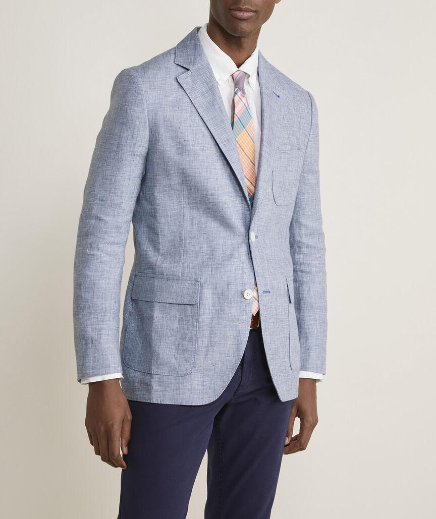 Linen Textured Blazer Product Image