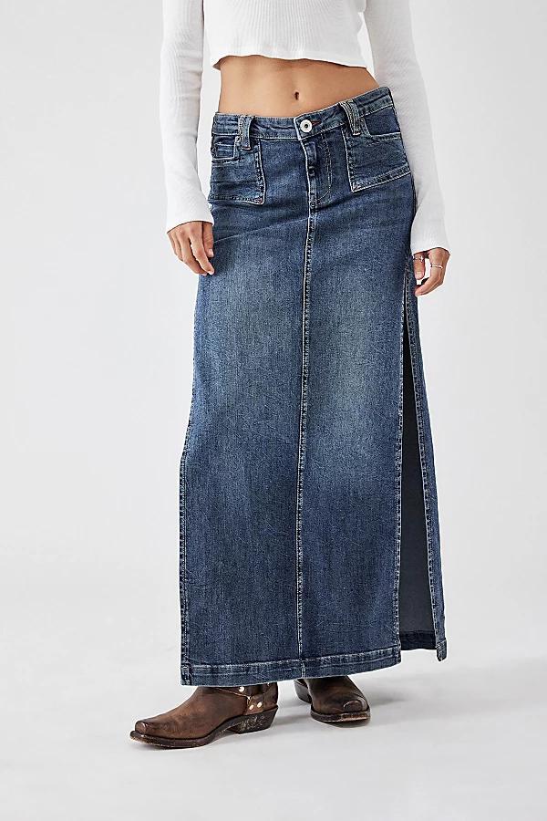 BDG Tobi Denim Maxi Skirt Womens at Urban Outfitters Product Image