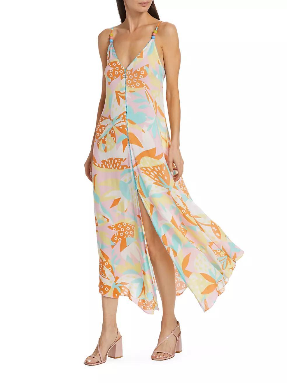 Bessie Long Floral Slip Dress Product Image