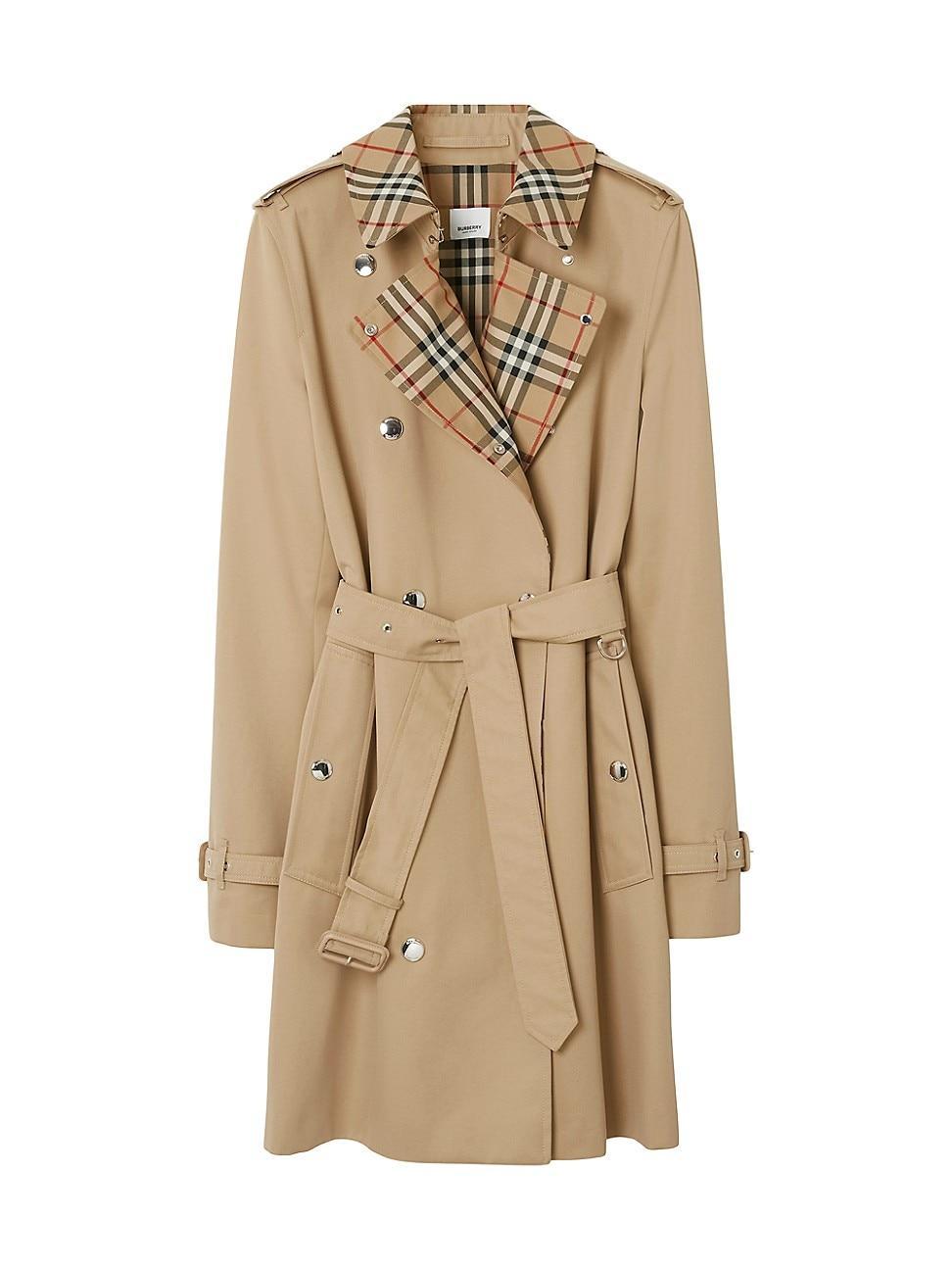 Womens Montrose Belted Cotton Trench Coat product image