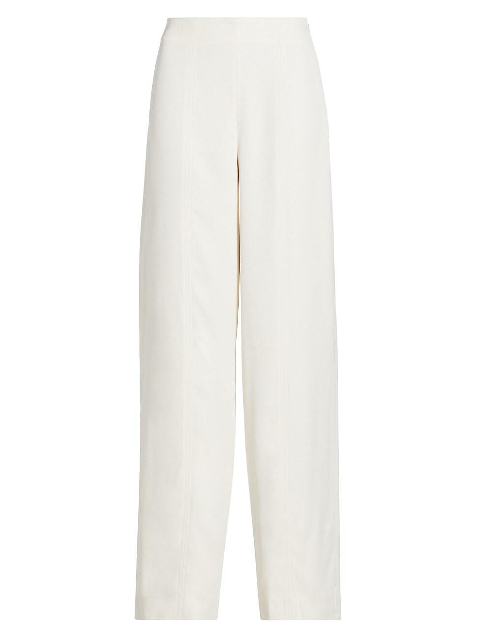 Womens High-Rise Wide-Leg Pants product image