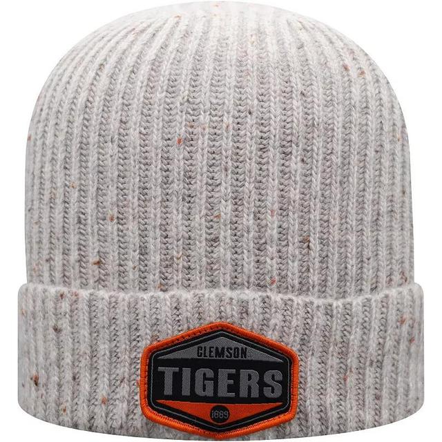 Mens Top of the World Gray Clemson Tigers Alp Cuffed Knit Hat Product Image