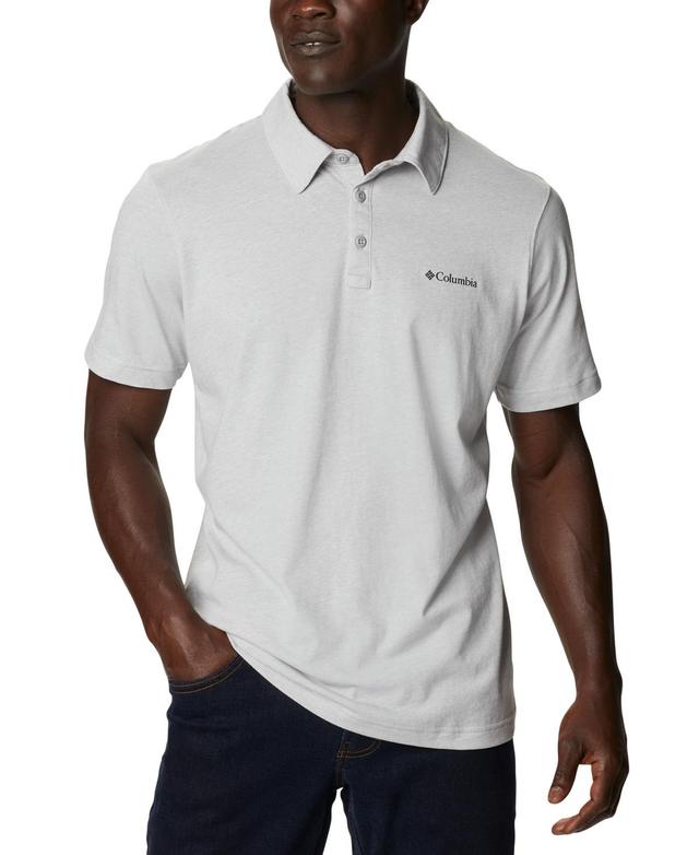 Columbia Mens Thistletown Hills Logo-Print Tech Polo Shirt Product Image