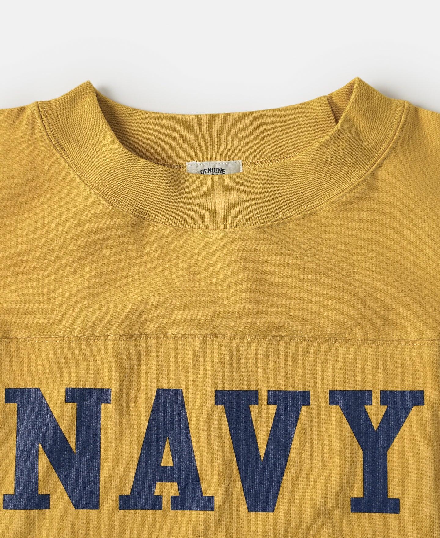 US Naval Football T-Shirt - Yellow Product Image