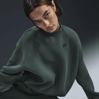 Nike Sportswear Tech Fleece Women's Oversized Crew-Neck Sweatshirt Product Image