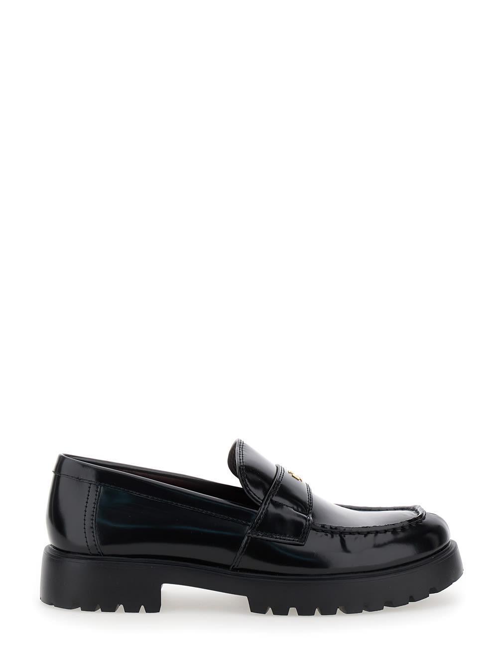 TORY BURCH Classic Lug Loafers Perfect Black Product Image