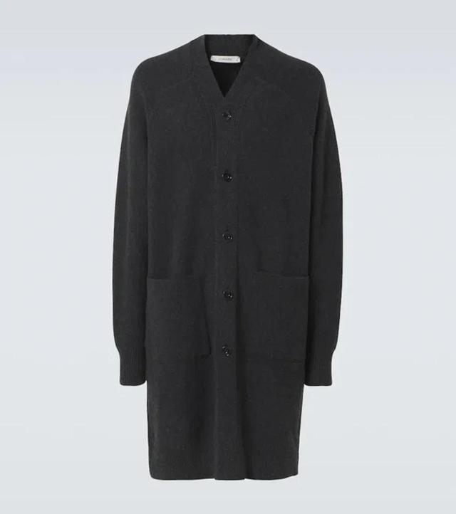 Wool Cardigan In Black Product Image