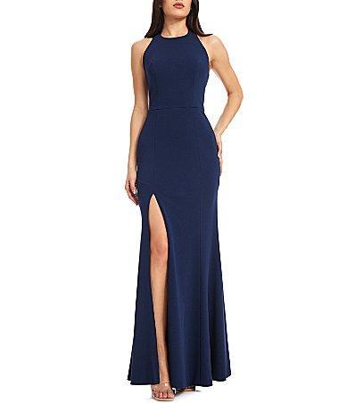 Womens Paige Halterneck Mermaid Gown Product Image