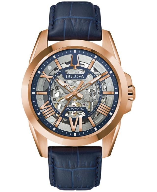 Bulova Mens Sutton Automatic Gold Tone Stainless Steel Bracelet Watch Product Image