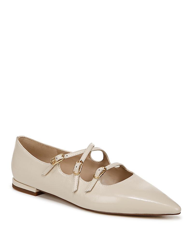 Sam Edelman Womens Cass Pointed Toe Triple Strap Flats Product Image