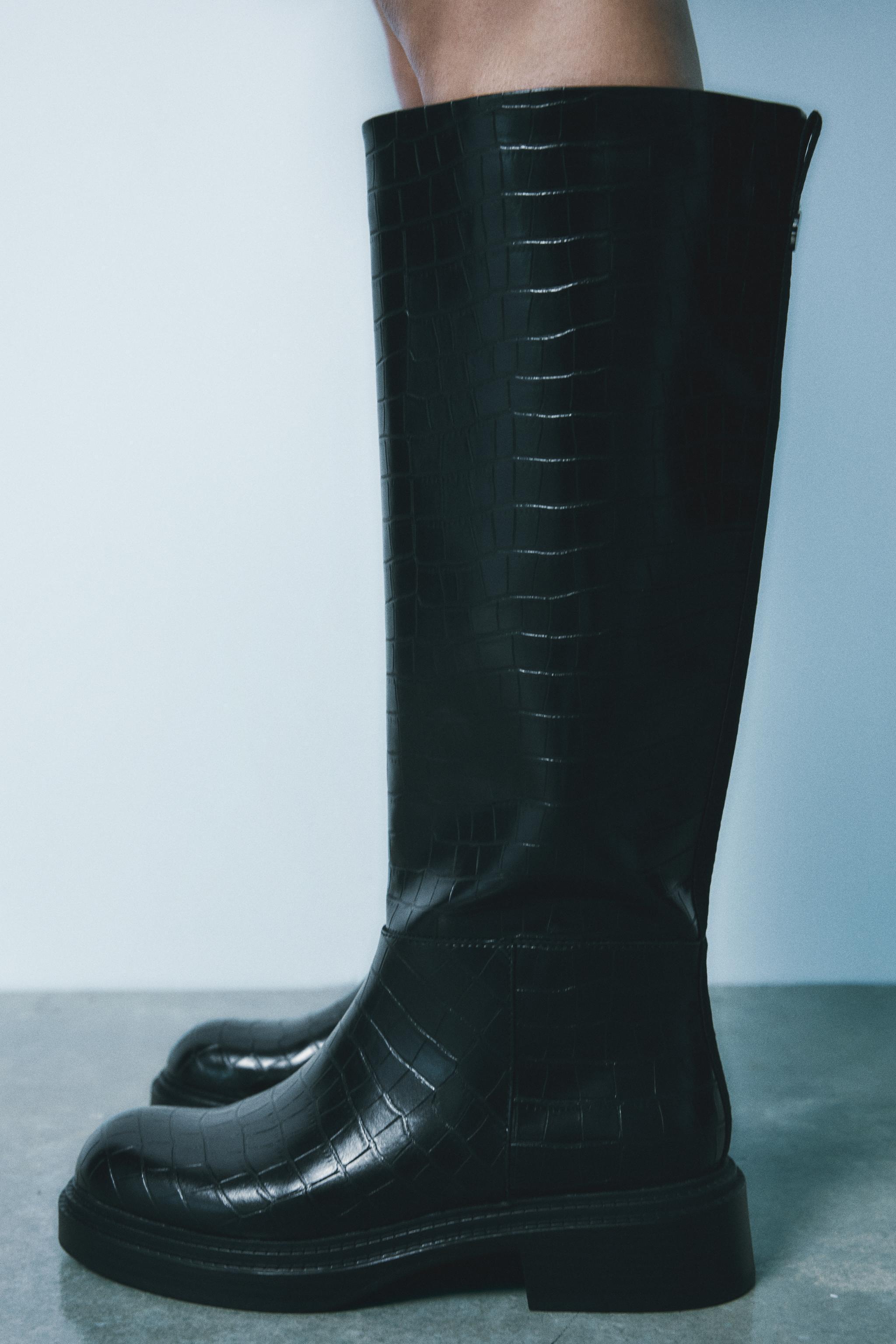 MOCK CROC RIDING BOOTS Product Image